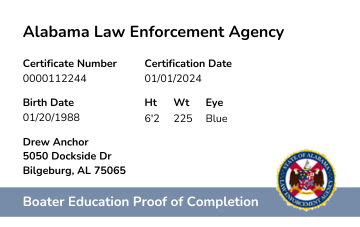 Alabama Boating License