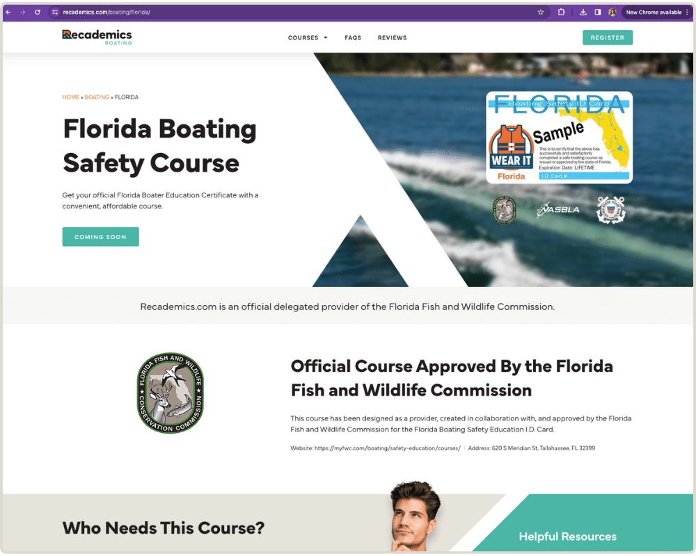 Florida Online Boater Safety Course Comparison Guide Recademics Florida Online Boater Safety Course Comparison Guide Recademics
