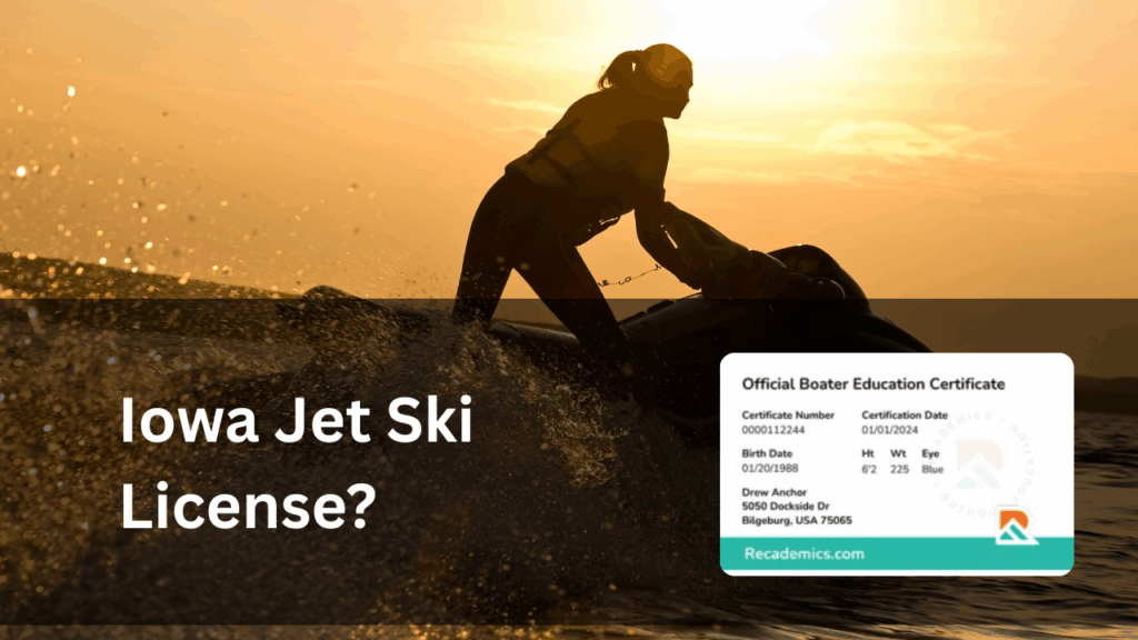 Iowa Jet Ski License