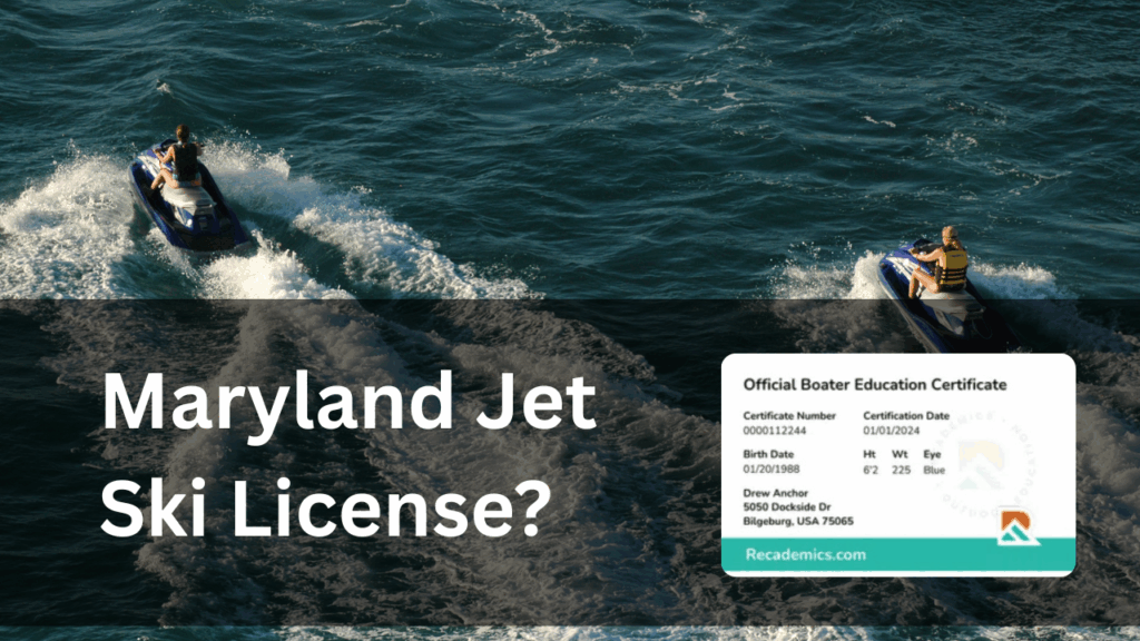 Maryland Jet Ski License
