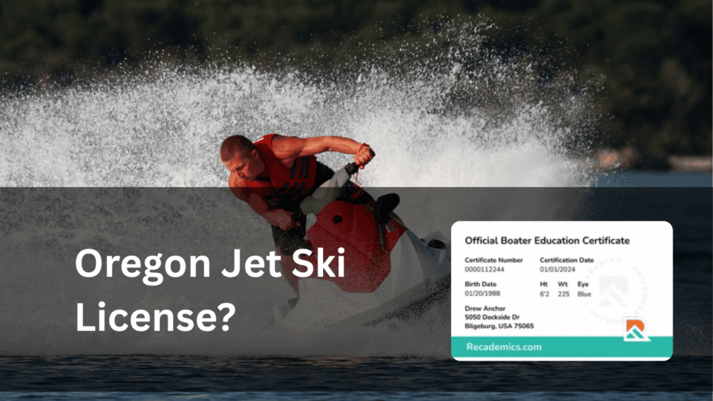 Oregon Jet Ski License