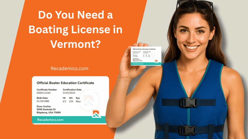 Do You Need a boating license in Vermont